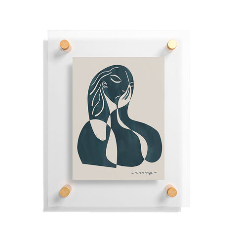 Marin Vaan Zaal Alyona Modern Portrait Floating Acrylic Print