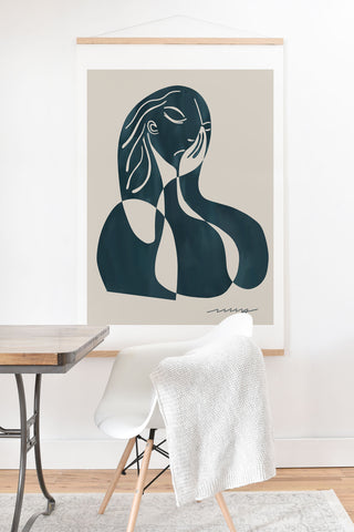 Marin Vaan Zaal Alyona Modern Portrait Art Print And Hanger