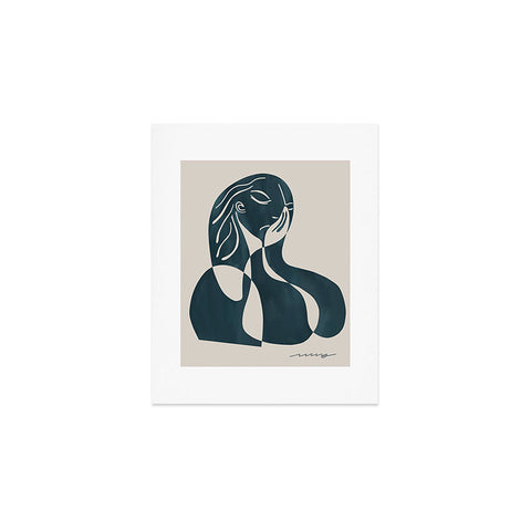 Marin Vaan Zaal Alyona Modern Portrait Art Print