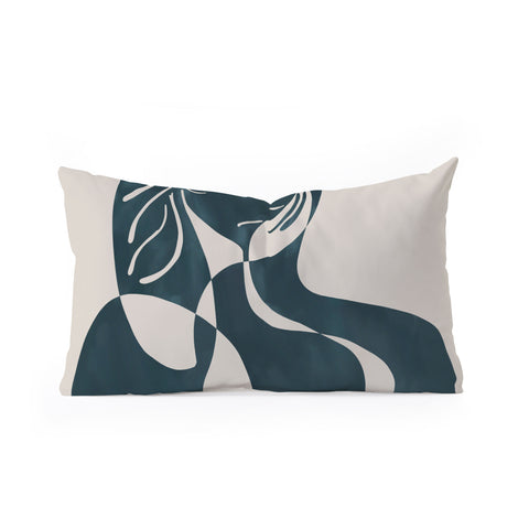 Marin Vaan Zaal Alyona Modern Portrait Oblong Throw Pillow