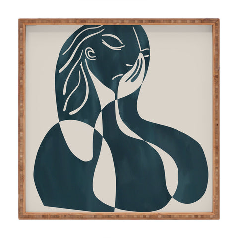 Marin Vaan Zaal Alyona Modern Portrait Square Tray