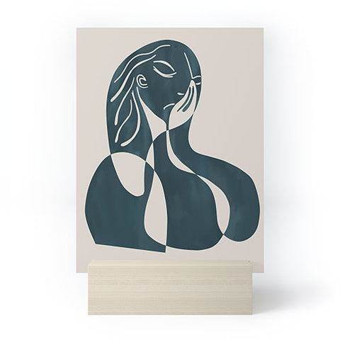 Marin Vaan Zaal Alyona Modern Portrait Mini Art Print