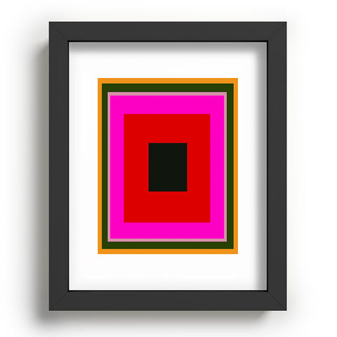 Marin Vaan Zaal Burst Alternatively Modern Color Field Recessed Framing Rectangle