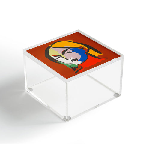 Marin Vaan Zaal Helene in Red Modern Female Acrylic Box