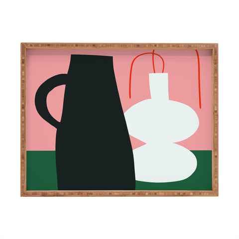 Marin Vaan Zaal Honfleur 03 Modern Still Life Rectangular Tray