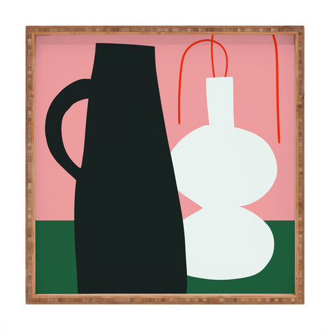 Marin Vaan Zaal Honfleur 03 Modern Still Life Square Tray