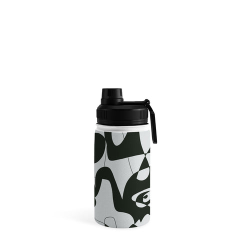 Marin Vaan Zaal Kei Modernist Line Drawing Water Bottle