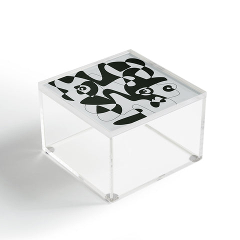 Marin Vaan Zaal Kei Modernist Line Drawing Acrylic Box