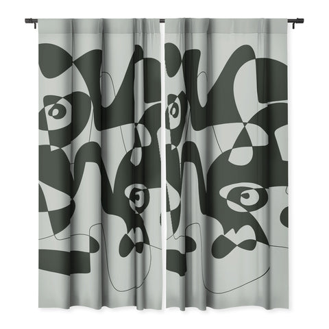 Marin Vaan Zaal Kei Modernist Line Drawing Blackout Non Repeat