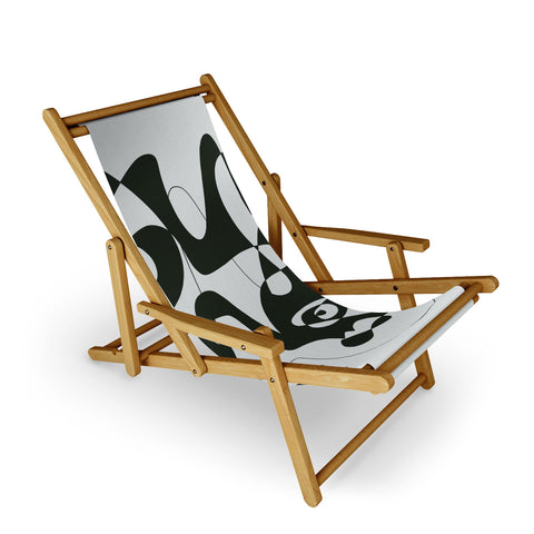 Marin Vaan Zaal Kei Modernist Line Drawing Sling Chair