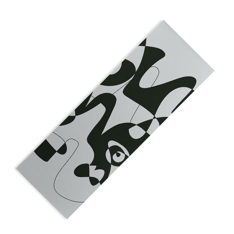 Marin Vaan Zaal Kei Modernist Line Drawing Yoga Mat