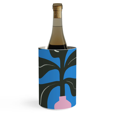 Marin Vaan Zaal Large Black Houseplant in Pink Wine Chiller