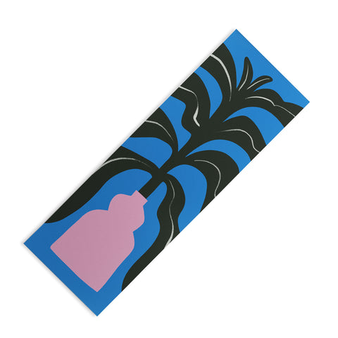 Marin Vaan Zaal Large Black Houseplant in Pink Yoga Mat