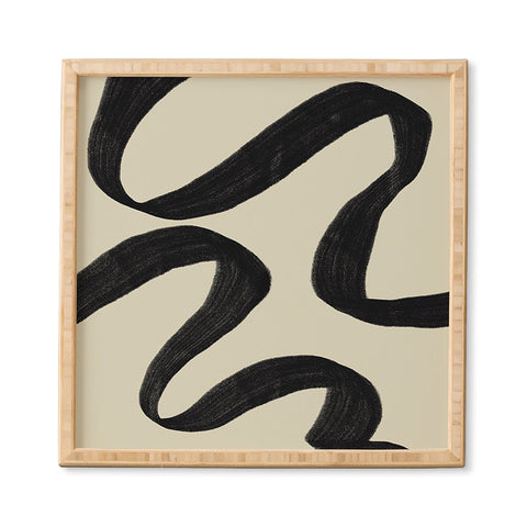 Marin Vaan Zaal Lost 13 Modern Pattern Illustr Framed Wall Art