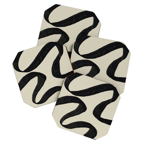 Marin Vaan Zaal Lost 13 Modern Pattern Illustr Coaster Set