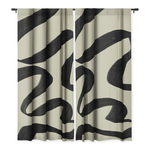 Marin Vaan Zaal Lost 13 Modern Pattern Illustr Blackout Non Repeat