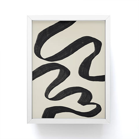 Marin Vaan Zaal Lost 13 Modern Pattern Illustr Framed Mini Art Print