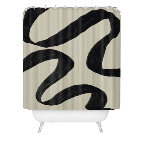 Marin Vaan Zaal Lost 13 Modern Pattern Illustr Shower Curtain