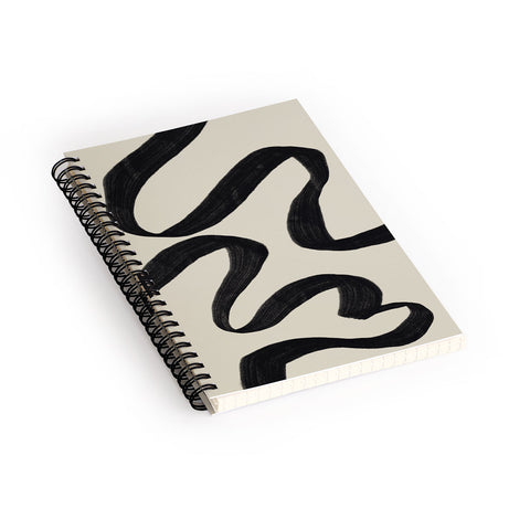 Marin Vaan Zaal Lost 13 Modern Pattern Illustr Spiral Notebook