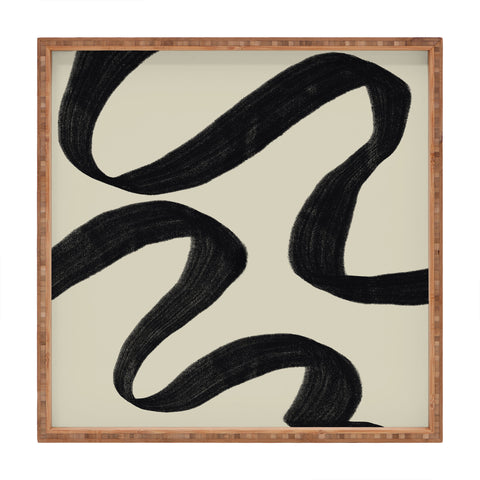 Marin Vaan Zaal Lost 13 Modern Pattern Illustr Square Tray