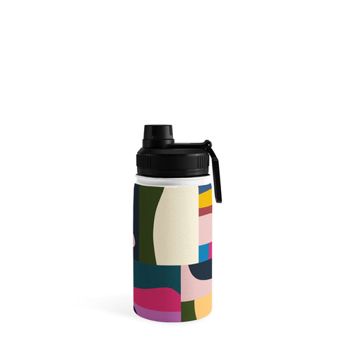 Marin Vaan Zaal Modern Collage Minimalism Water Bottle