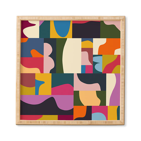 Marin Vaan Zaal Modern Collage Minimalism Framed Wall Art