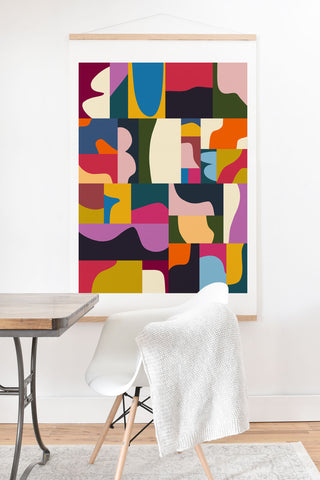 Marin Vaan Zaal Modern Collage Minimalism Art Print And Hanger