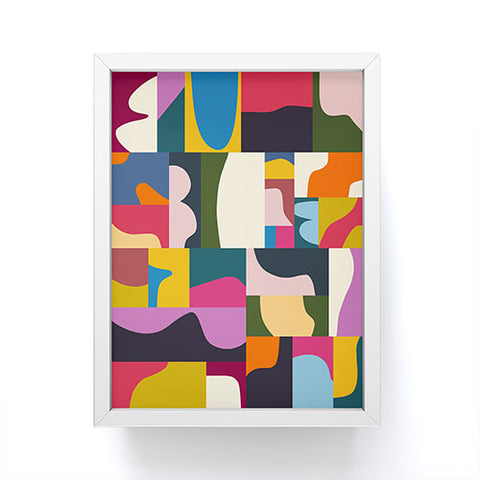 Marin Vaan Zaal Modern Collage Minimalism Framed Mini Art Print