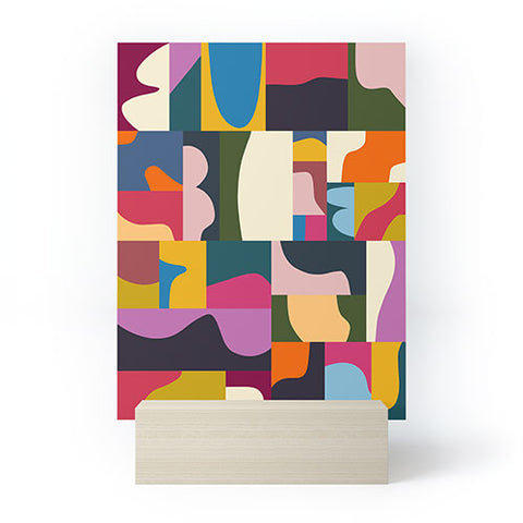 Marin Vaan Zaal Modern Collage Minimalism Mini Art Print