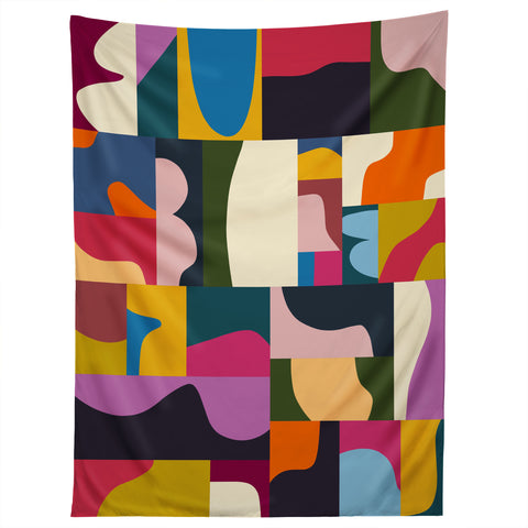 Marin Vaan Zaal Modern Collage Minimalism Tapestry