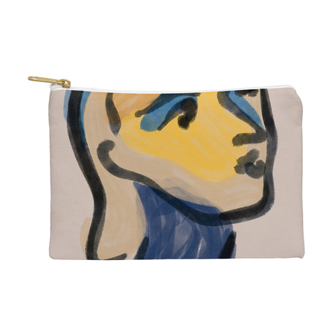 Marin Vaan Zaal Ninette Modern Portrait Print Pouch