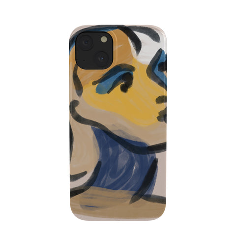 Marin Vaan Zaal Ninette Modern Portrait Print Phone Case