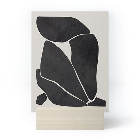 Marin Vaan Zaal Nude in Black Modern Mini Art Print