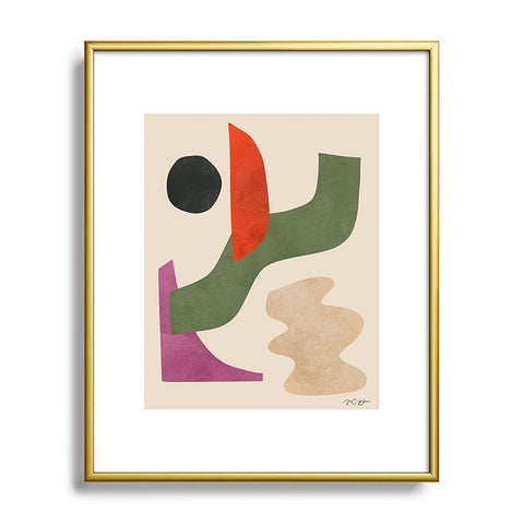 Marin Vaan Zaal Rouen 44 Metal Framed Art Print