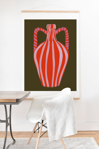 Marin Vaan Zaal Simple Vase Modern Still Life Art Print And Hanger