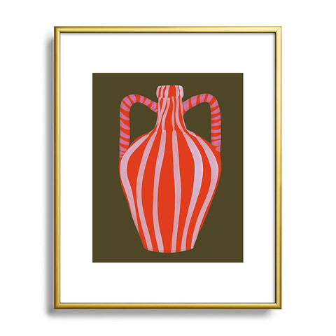 Marin Vaan Zaal Simple Vase Modern Still Life Metal Framed Art Print