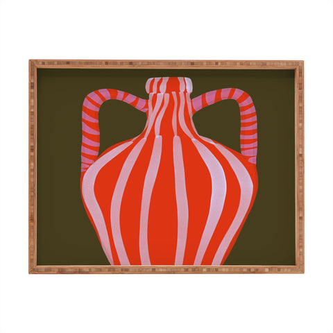 Marin Vaan Zaal Simple Vase Modern Still Life Rectangular Tray