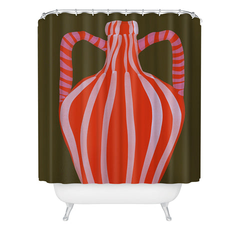 Marin Vaan Zaal Simple Vase Modern Still Life Shower Curtain