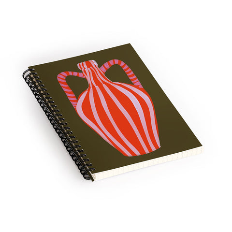 Marin Vaan Zaal Simple Vase Modern Still Life Spiral Notebook