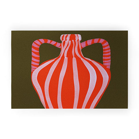 Marin Vaan Zaal Simple Vase Modern Still Life Welcome Mat