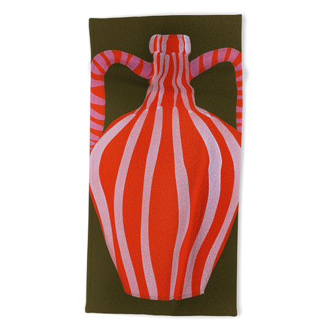 Marin Vaan Zaal Simple Vase Modern Still Life Beach Towel