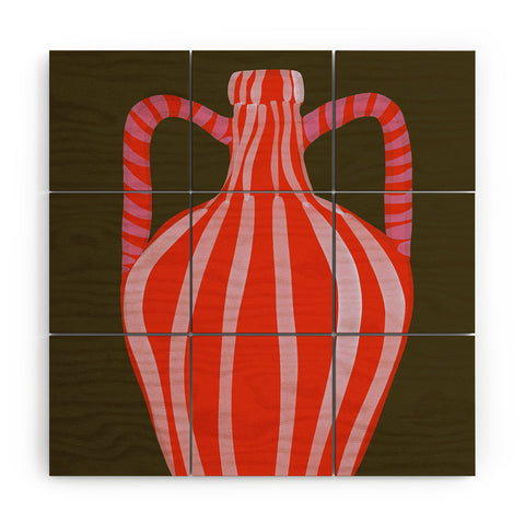 Marin Vaan Zaal Simple Vase Modern Still Life Wood Wall Mural