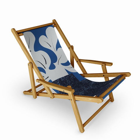 Marin Vaan Zaal Still Life with Modern Plant in Blue Sling Chair