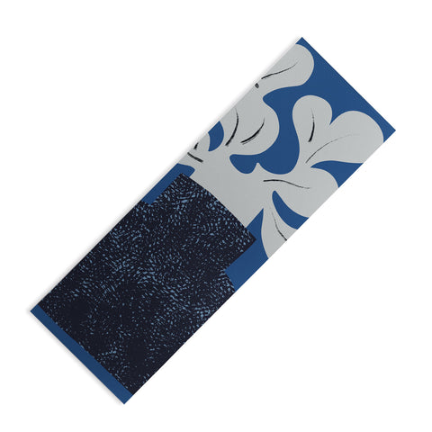 Marin Vaan Zaal Still Life with Modern Plant in Blue Yoga Mat