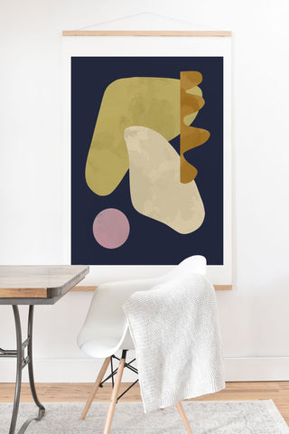 Marin Vaan Zaal Tuileries 01 Modern shapes Art Print And Hanger