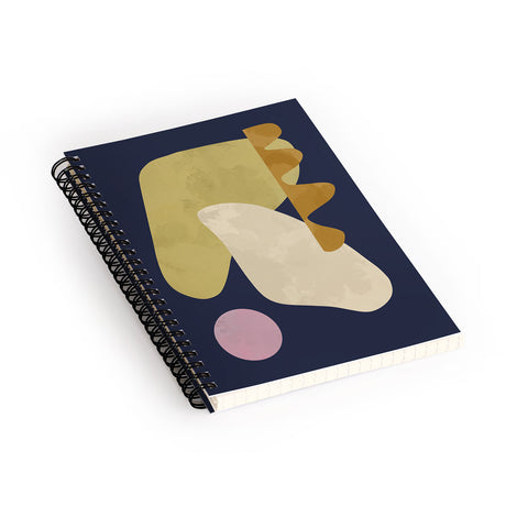 Marin Vaan Zaal Tuileries 01 Modern shapes Spiral Notebook