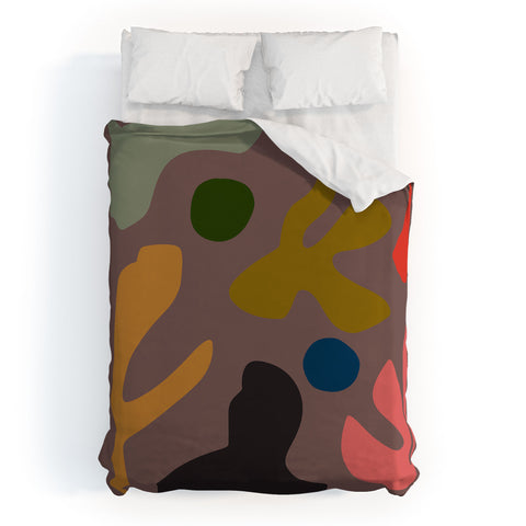 Marin Vaan Zaal Tuileries Modern Print Duvet Cover