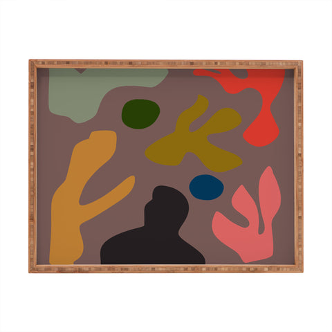 Marin Vaan Zaal Tuileries Modern Print Rectangular Tray