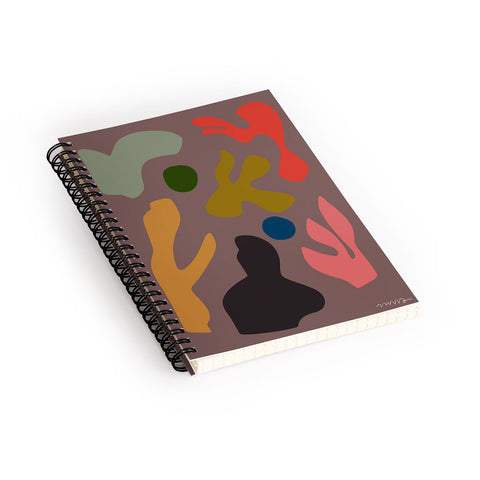 Marin Vaan Zaal Tuileries Modern Print Spiral Notebook