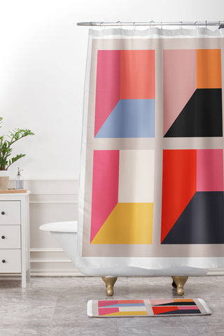 Marin Vaan Zaal Vanishing A17 Shower Curtain And Mat